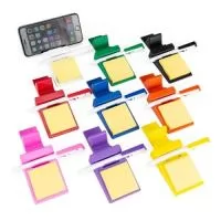 Suporte para Celular com Caneta e Bloco de Anotações Personalizado