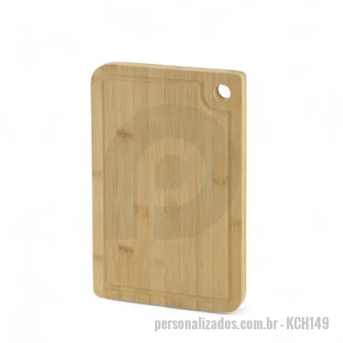 Tábua para carne de madeira personalizada - Tábua De Bambu Personalizada