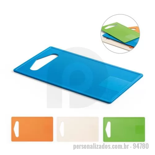 Tábua personalizada - Tábua Personalizada - 94780 - Tábua de corte em fibra de bambu (50%) e PP (50%). Contém um quadrado liso no fundo da tábua, adequado para a personalização. Certificação EU Food Grade. 237 x 140 x 4 mm - 179312 - Tábua