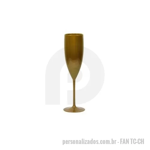 Taça de champanhe personalizada - Material: Plástico PS cristal Capacidade: 160 ml Medidas: 5,7 cm de diâmetro (boca), 6 cm de diâmetro (base) e 20,5 cm de altura Peso: 43 gramas. Disponível em 9 cores