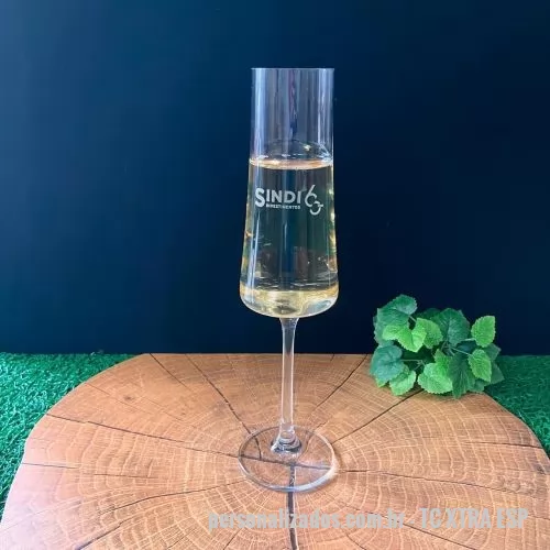 Taça de champanhe personalizada - 