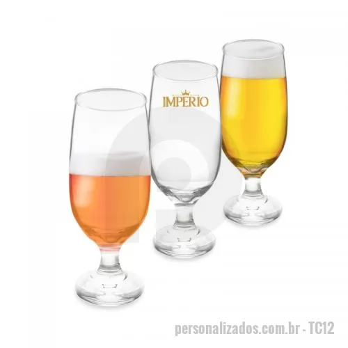Taça descartável personalizada - Taça para Cerveja 300ml Personalizada