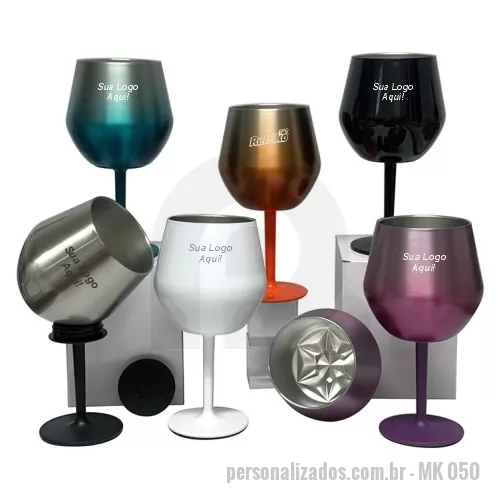Taça personalizada - Taça térmica 420ml 2 em 1 com fundo prismático e base destacável. Disponível em diversas cores, pode ser utilizada como taça ou copo. Gravação indelével da logo a laser. Marque sua logomarca num presente útil, inovador, elegante e durável. Despachamos com frete pago para Sul, Sudeste e Centro Oeste.