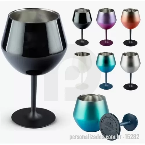 Taça personalizada - Taça 400ml térmica 2 em 1, com sistema rosqueável que permite remover a parte superior e transformar a taça em um copo térmico. Prática, versátil e moderna, é uma excelente opção de brinde corporativo, unindo funcionalidade e um visual diferenciado.  