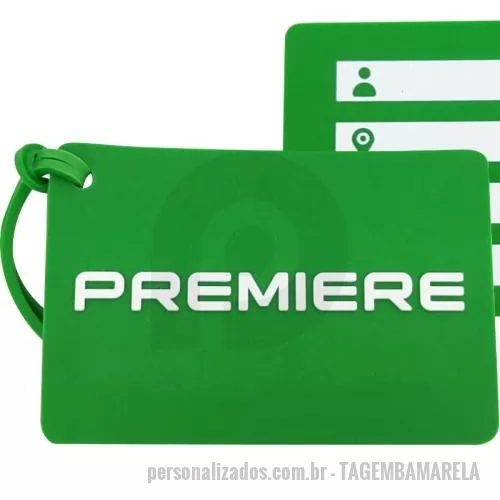 Tag personalizado - Tag emborrachada, venha fazer seu projeto com a gente. Temos mais de 30 anos de experiência. 