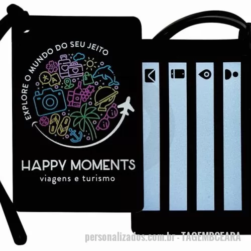 Tag personalizado - Tag emborrachada, venha fazer seu projeto com a gente. Temos mais de 30 anos de experiência. 