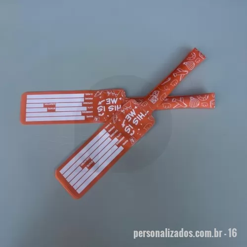 Tag personalizado - pvc