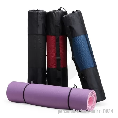 tapete de yoga personalizado - Tapete Yoga TPE Ecológico para Brindes Promocionais