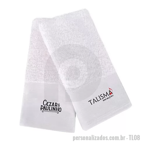 Toalha de mão personalizada - Toalha de mão/Lavabo, personalização em bordado, disponivel em várias cores.