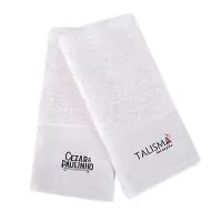 Toalha de mão/Lavabo, personalização em bordado, disponivel em várias cores.