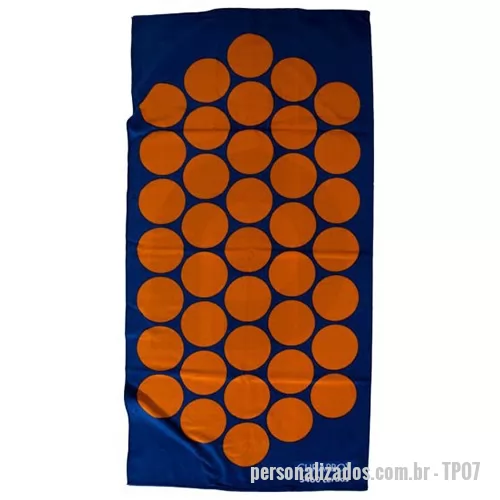 Toalha de praia personalizada - Toalha de Praia Veludo Estampado, 100% algodão, personalização silkscreen reativo