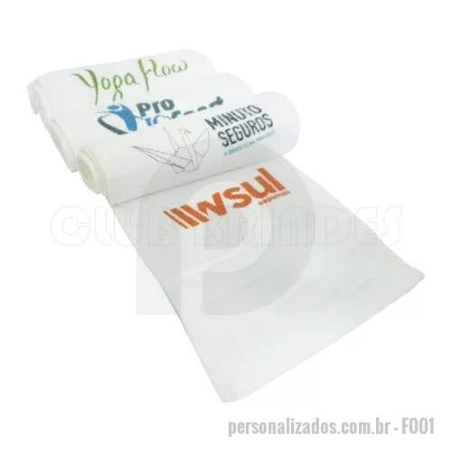 Toalha fitness personalizada - Toalha Fitness, 100% algodão. Disponível em várias cores. Gravação da Logomarca em 1 cor Silk já incluso.