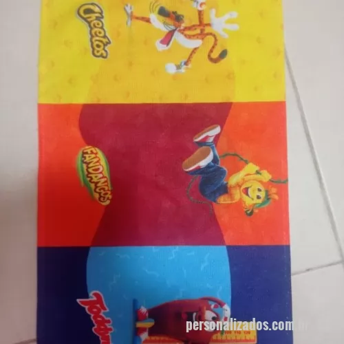 Toalha personalizada - toalha toda estampada em sublimação
