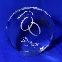 Troféu de cristal ou vidro