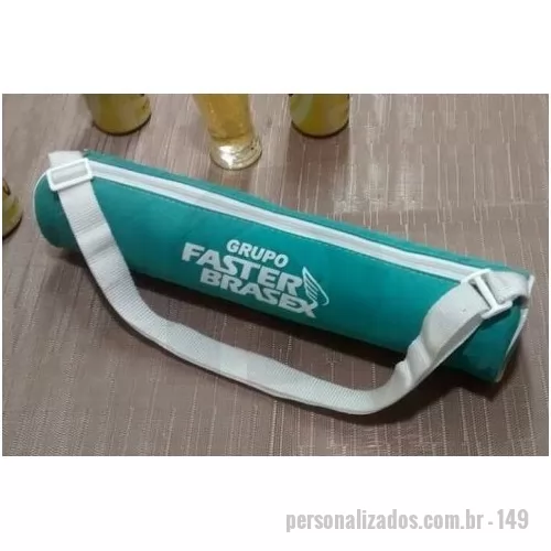 Tubo para latas térmico personalizado - Tubo Térmico Personalizado e Promocional, suporta 4 latas de 350 ml. Fabricamos em várias cores, materiais, modelos, medidas e personalizações. Desde 1991 no seguimento de Bolsas Personalizadas. Enviamos para todo o Brasil