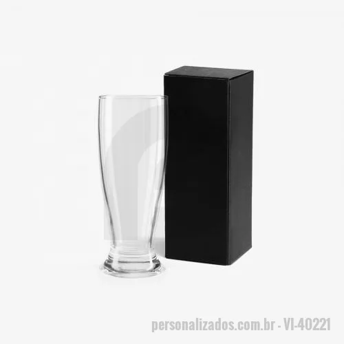 Tulipa personalizada - Tulipa Copo de Vidro para Cerveja / Drinks. Capacidade: 200ml