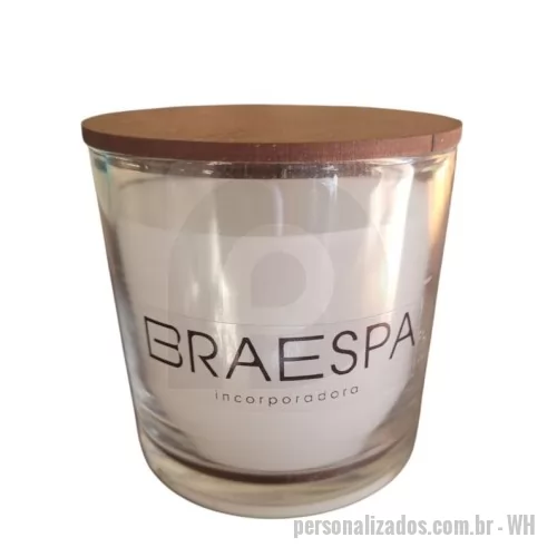 Vela ecológica personalizada - Vela aromatica no copo de vidro personalizado com a sua marca para eternizar seus eventos e presenteasr com elegancia.