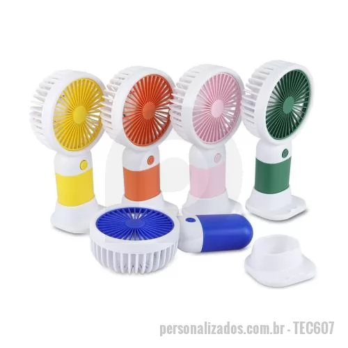 Ventilador personalizado - Mini Ventilador Recarregável Personalizado