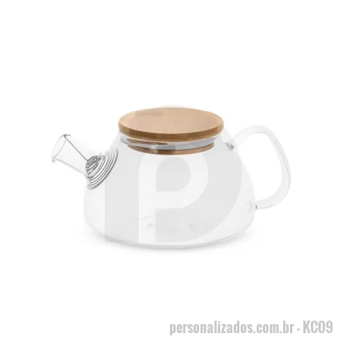 Vidro personalizado - Bule de Vidro Personalizado