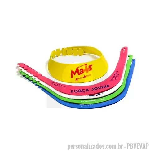 Viseira de EVA personalizada - Viseira de EVA personalizada 