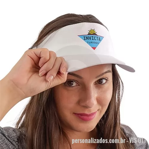 Viseira personalizada - Viseira. Podendo ser em diversos tecidos, e com opção de personalizar a sua logo e detalhes.