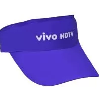 Viseira em tecido microfibra ou brim