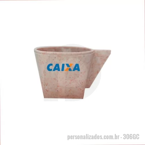 Xícara personalizada - Xícara Café 50ml Green Colors,  feita com 50% de fibra natural de madeira e 50% de PP que garante durabilidade ao produto. Agora disponível em 6 cores especiais que utilizam pigmentos orgânicos na fabricação. Design exclusivo do Grupo BB.