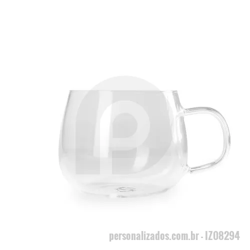 Xícara personalizada - Uma xícara de vidro com design clássico e elegante para tornar aqueles momentos leves do dia a dia em um acontecimento especial. Com sua capacidade de até 400ml, ela é uma opção ideal para servir e apreciar uma boa dose de chá, café ou chocolate quen
