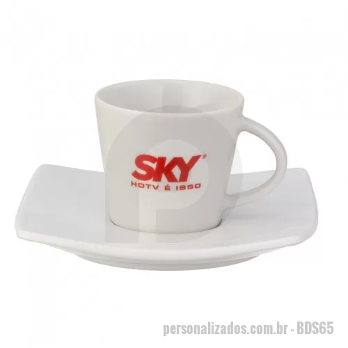 Xícara personalizada - Xícara Personalizada de Café Oriental 90ml Porcelana